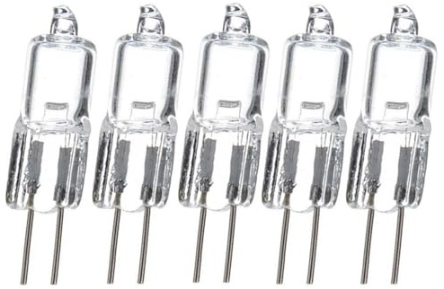 10PCS G4 12V 20W Crystal Clear Halogen Light Bulb 2 Pin 5w 10w 12V 35w 50w JC T3 Bi-Pin G4 Base Dimmable 2700K White/Warm White，for Under Cabinet Puck Light Chandeliers Landscape Lighting 35W