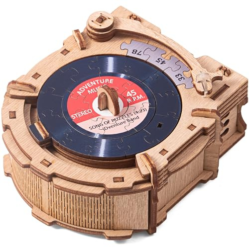 iDventure Cluepuzzle - Jigsaw Puzzle box - Tricky gift packaging - 3D puzzle for adults - Escape Room game - brain teaser - birthday gift gadget for men - treasure box