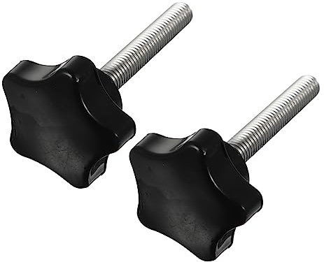 Gatuida 2stücke Sterngriffschraube Kunststoffgriff Klemmschraube Als Gewindeersatz Ohne Werkzeug Montierbar Für Geräte Und Instrumente