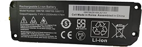 7,4 V 17 Wh 2330 mAh 088796 Laptop-Akku, kompatibel mit Bose Soundlink Mini 2 088789 088772