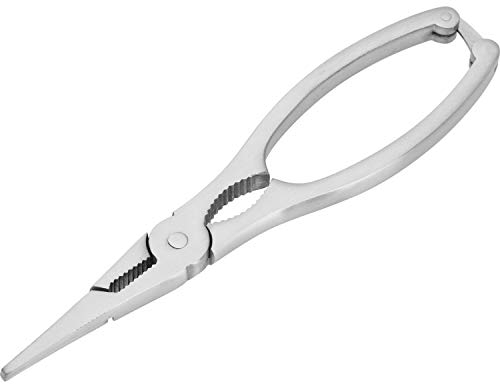 Westmark Pinza per crostacei, Acciaio inox, Lucidato, Lunghezza: 18,8 cm, Cammarus, Argento, 66132280
