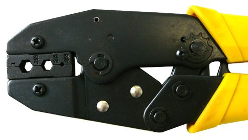 KALEA-INFORMATIQUE Pince à Crémaillère pour Fiches Hexagonales - .256 .213 .068 pour fiches F/N/BNC/TNC/UHF/ST/SC/SMA 256 .218 .068