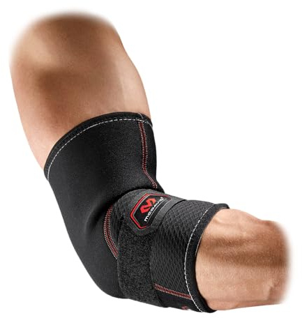 McDavid Tennis Elbow Support, Large, Black (485R-BL-L)