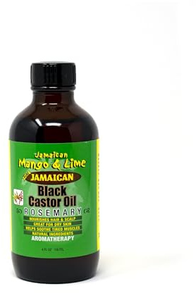 Jamaican Mango & Lime Black Castor Oil (Rosemary) 120ml