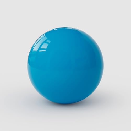 Play Juggling - Pallina da Giocoleria per GIOCOLIERE Modello Contact Stage Ball - Colori UV (100mm (260gr) - Blu