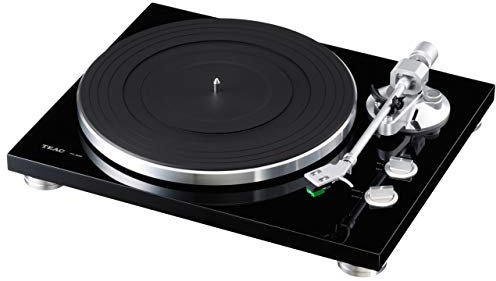 Teac TN-300-B - Tocadiscos (MDF, Caucho, 420 x 341 x 119 mm), Color Negro