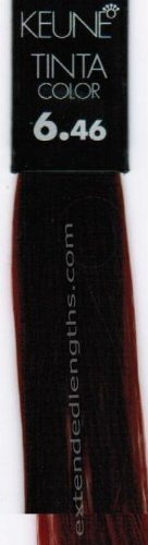 Keune Tinta Color + Silk Protein Hair Color 6.46 Dark Copper Red Blonde by Keune