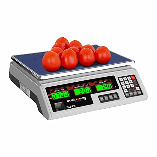 Steinberg Systems SBS-PW-352W prisskala (35 kg/2 g, vit, LCD)