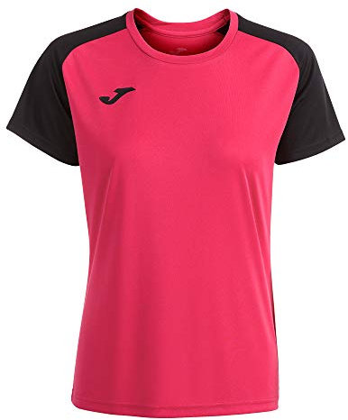 Joma Mujer Camiseta, Fucsia-Negro, XL