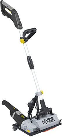 Fartools 115019 Rex H-200 - Renovador de pie telescópico (1800 W, 2 nailon, 120 mm de diámetro, 2 x 100 mm, muchos cepillos adaptables, decapado grandes superficies)