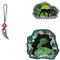 Step by Step Magic MAGS Jungle Snake Naga, grün-grau, 3-teilig, 2 Magnet-Applikationen und 1 Anhänger, Ergänzung für Schulranzen oder Vorschulrucksack