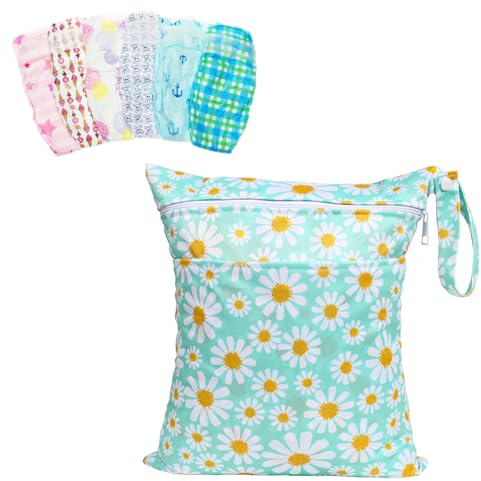 NAYAGOGO Clothes Pegs Bag, Hanging Peg Bag with Hanger, Storage Peg Holder Sliding on Clothesline, Clothes Pegs and Bag Set, Hangable, Clothespin, Socks, Underwear, for Bedroom, Bathroom, Kitchen