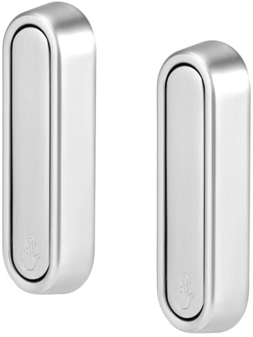 Lyreh 2pcs Folding Wall Hooks, Zinc Alloy Heavy Duty Foldable Wall Mounted Coat Hooks for Hanging Coat Bathrobes Towels Clothes Hat Bags Keys(Silver)
