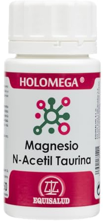 HOLOMEGA MAGNESIO N-ACETIL TAURINA 730 – contribuisce al benessere generale nell’uso costante, integratore alimentare per uso quotidiano, confezione da 50 capsule e rende più semplice prendersi cura d
