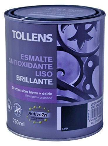 Tollens 8710 Esmalte Antioxidante Liso Brillo, Verde Carruajes, 750 ml