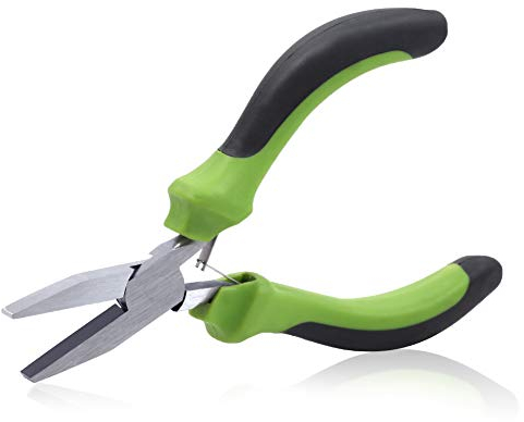 SPEEDWOX Mini-Flachzange, 12,7 cm, feine Zange für Schmuckherstellung, Perlenstickerei, Schmuckreparatur und Handwerk