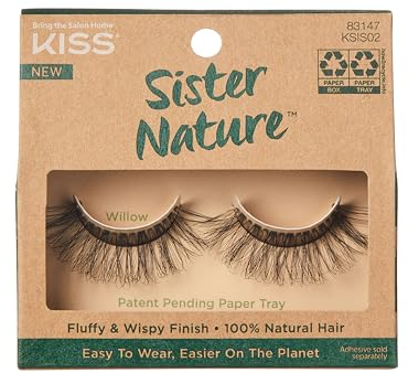 KISS Sister Nature Collection Lashes - Willow 100% natürliches Haar