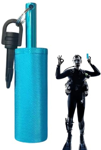 Campana Immersione In Alluminio – Sonda Segnale Di Colpo Ad Alta Frequenza Asta Di Campana Subacquea | Bastone Da Immersione Portatile Con Gancio Per Comunicazione Subacqueo, Formazione Salvataggio &