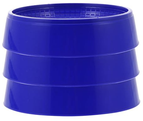 OFFSCH Bol Nid de Pigeon Plastique Bleu 3Pcs Grande Capacité pour Décoration et Maison, Léger et Facile à Utiliser, Fournitures pour Pigeons