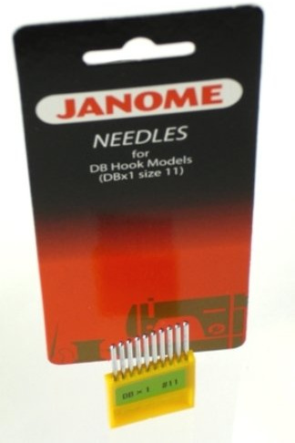 Janome Needles for DB Hook Models (DBx1 Size 11)