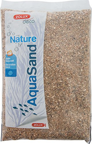 Zolux Gravier Naturel pour Aquarium Sable de Rivière de 1 à 4 mm de Granulométrie 1 kg