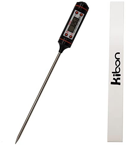 Digital BBQ Meat Thermometer - Instant Read, Multi-Functional with Long Probe for Food, Milk, Yogurt