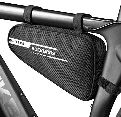 ROCKBROS Bike Bag Bicycle Frame Bag Bike Triangle Storage Bag Bike Accessories Pouch Cycling Pack for MTB Road Bicycle Accessories
