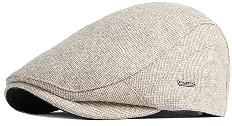 Bigoco Gorra Boinas Caballero Plana para Hombre-Newsboy Casquillo Plano Sombreros- Gorra Vendedor de Periodicos Hombre-Gorras Irlandesa Ajustable Cabbie Trucker Gatsby Cap