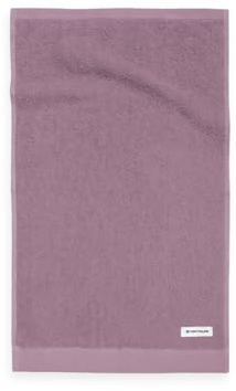 TOM TAILOR Gästehandtuch, 6er Set, 30 x 50 cm, 100% Baumwolle / Frottier, mit Aufhänger und Label mit Logo, COLOR BATH TOWEL Lila (Cozy Mauve)