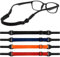 4 Stück Brillenband Sport, Anti Kein Schwanz Brillenbänder, Brillenband Damen Herren Kinder, Verstellbarer Brillenband Schwimmfähig, Glasses Strap Zubehör, Brillen Band für Sonnenbrille Schutzbrille
