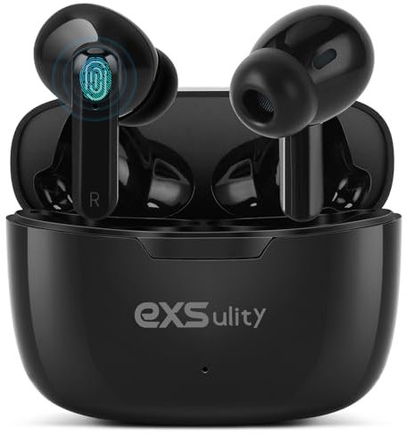 AI Kopfhörer Übersetzer,Sprachübersetzer Echtzeit,unterstützt 144 Sprachen Online-Übersetzung in Echtzeit, Sprachübersetzungs-Ohrhörer mit Bluetooth und App, Schwarz