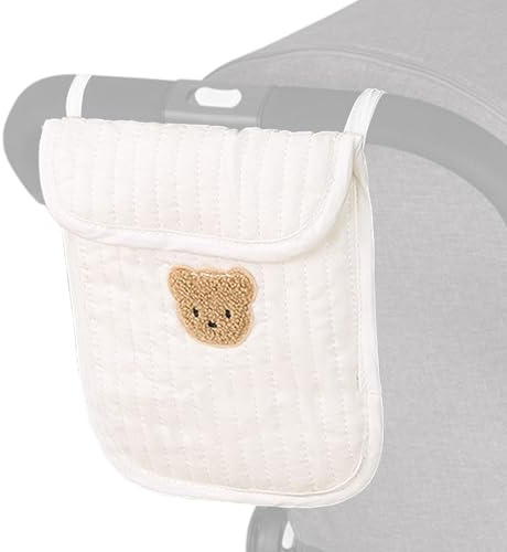 Crib Organizer - Crib Bags 2 Pockets, Nursery Bedding Accessory | Attached Baby Bed Organizer, Cunsinet Bag With Co