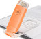 HONWELL Leselampe Buch Klemme Buchlampe Leselicht USB Wiederaufladbare LED Klemmleuchte Dimmbar Bettleuchte Augenpflegendes Leselicht 3 Farbtemperatur Modi für Kinder und Bücherwürmer, Orange