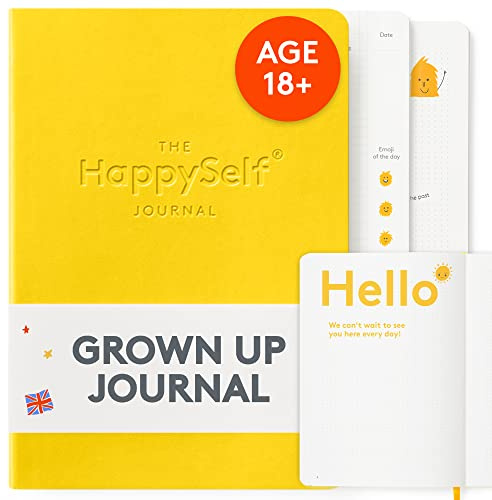 The HappySelf Journal – Grown-Up Edition – för vuxna för att utveckla positiva vanor och mindfulness genom journaling [engelsk upplaga]