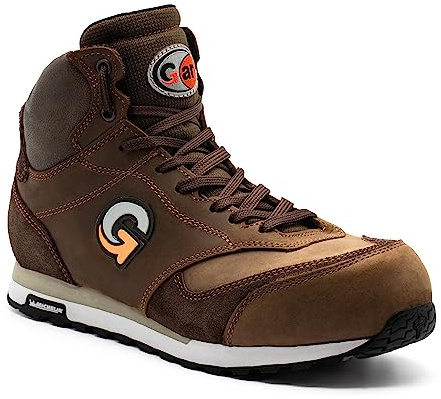 GARSPORT Imola Mid Dakar S3, säkerhetssko för män, brun, 38 EU, Brun, 38 EU