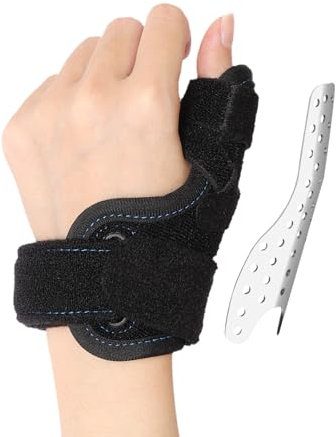 YiYame Daumenbandage Rechts und Links, Daumenschiene, Daumenorthese, Einstellbare Daumenstütze, Orthese Daumen für Arthritis, Dequervains Tendonitis, Verstauchung, Chronische Schmerzen, L/XL