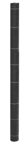Nqyjm LH9815004 - Telo anti-erbacce in polipropilene per giardino, 1,5 x 100 m, colore: Nero