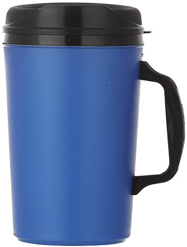 ThermoServ Foam Insulated Mug, 34-Ounce, Pearl Dark Blue