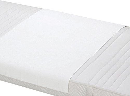 ZOLLNER 2er Set Matratzenauflagen in 50x90 cm - wasserdichter Matratzenschoner - Inkontinenz Unterlage aus Baumwolle - waschbar bis 95°C - Oeko Tex® Zertifiziert - vom Klinikspezialisten