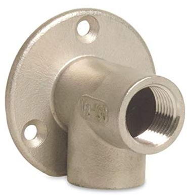 Gewindefitting Edelstahl 304 Wandwinkel 90° 1 IG