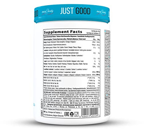 QNT Skinny protein chocolat belge, Whey protéine minceur en poudre, Perte de poids, Enrichie en L-carnitine, collagène de beauté et vitamines, Pauvre en sucre et matière grasse, 450g, 22 portions