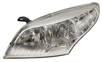 Repiauto Phare avant gauche chromé H7/H7 compatible avec Renault Megane 3 phase 1 2008-2012
