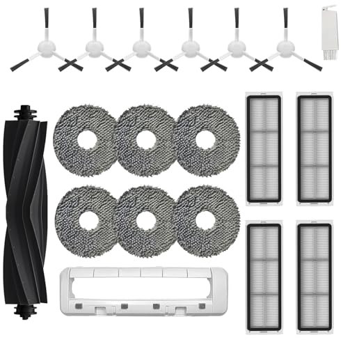 HIYOUNG Accessori per Dreame L10s Ultra L10 Prime L10s Pro Gen 2,L10s Plus Xiaomi X20+,1 spazzola principale,6 spazzole laterali,4 filtri,6 panni per mocio,1 copertura per spazzola principale