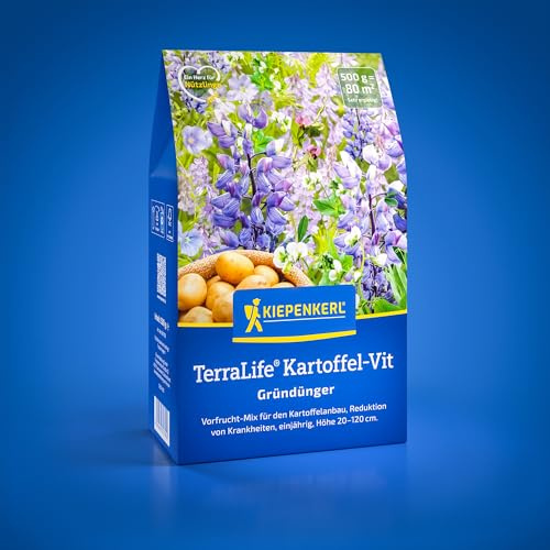 Kiepenkerl TerraLife® Kartoffel-Vit 1081700 - Gründüngersaatgut für den Kartoffelanbau - Reduktion von Krankheiten - Gründünger, Bodenlockerung, Bodenverbesserer