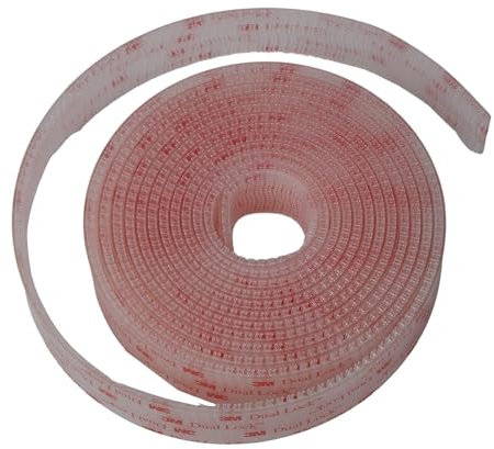Nastro adesivo Dual Lock, sottile, extra forte, nastro ad alte prestazioni, impermeabile, rimovibile, elementi di fissaggio richiudibili, nastro di montaggio in 3 M SJ3560 (25,4 mm x 3 metri)