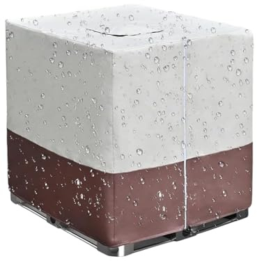 WJnflQN Copertura per serbatoio 'acqua, resistente, con cerniera, protezione per la pioggia, per riporre il cortile, il campeggio, la neve, il patio, il portico