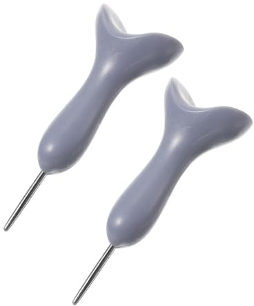FIXOSHEE 2pezzi Penna Stilo Braille per Non Vedenti Strumento di Scrittura Ausilio per Lettura Scrittura in Braille Ausili in Apprendimento per Principianti Kit in Grigio