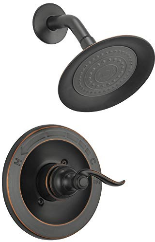 Delta Windemere Single-Function Shower Trim Kit with Single-Spray Shower Head, Oil Rubbed Bronze BT14296-OB (Valve Not Included)