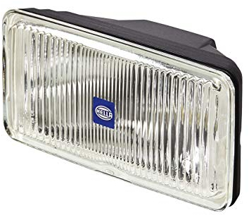 HELLA 1ND 005 700-441 Halogen-Nebelscheinwerfer - Comet 550 - 12V - rechteckig - Anbau - glasklare Streuscheibe - Lichtscheibenfarbe: weiß - links/rechts