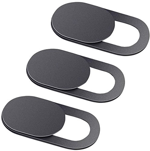 VSHOP® Webcam Cover (Pack of 3) - Ultra Slim Webcam Cover - Fits iPad, Laptops, Macbook Pro, Mac, Macbook Air, iMac, Dell, Lenovo, HP, etc. Protects Your Privacy